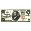Image 1 : Fr. 246 $2 1891 Silver Certificate Very Fine. The color 