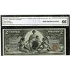 Image 1 : Fr. 248 $2 1896 Silver Certificate CGA Gem Uncirculated 