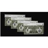 Image 1 : Fr. 258 $2 1899 Silver Certificates Cut Sheet of Four N 