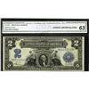 Image 1 : Fr. 258 $2 1899 Silver Certificate CGA Choice Uncircula 