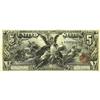Image 1 : Fr. 269 $5 1896 Silver Certificate Fine-Very Fine. This 