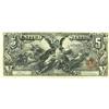 Image 1 : Fr. 270 $5 1896 Silver Certificate Fine+. This is by fa 