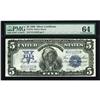 Image 1 : Fr. 279 $5 1899 Silver Certificate PMG Choice Uncircula 