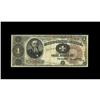 Image 1 : Fr. 347 $1 1890 Treasury Note Fine. A solid Large Brown 
