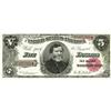 Image 1 : Fr. 361 $5 1890 Treasury Note Gem Choice New. 