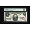 Image 1 : Fr. 369 $10 1891 Treasury Note PMG Gem Uncirculated 66 