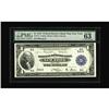 Image 1 : Fr. 711 $1 1918 Federal Reserve Bank Note PMG Choice Un 