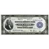 Image 1 : Fr. 752 $2 1918 Federal Reserve Bank Note Gem New. Embo 