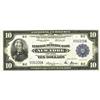 Image 1 : Fr. 810 $10 1918 Federal Reserve Bank Note XF 