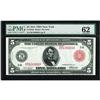 Image 1 : Fr. 833a $5 1914 Red Seal Federal Reserve Note PMG Unci 