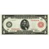 Image 1 : Fr. 834b $5 1914 Red Seal Federal Reserve Note Extremel 