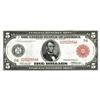 Image 1 : Fr. 838b $5 1914 Red Seal Federal Reserve Note Gem New. 