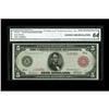 Image 1 : Fr. 841a $5 1914 Red Seal Federal Reserve Note CGA Choi 