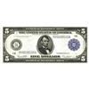 Image 1 : Fr. 847a $5 1914 Federal Reserve Note Superb Gem New. E 