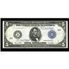 Image 1 : Fr. 855c $5 1914 Federal Reserve Note Choice About Unci 