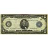 Image 1 : Fr. 861 $5 1914 Federal Reserve Note Fine. This is a ve 