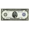 Image 1 : Fr. 868 $5 1914 Federal Reserve Note Choice New. In thi 