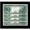 Image 2 : Fr. 875a $5 1914 Federal Reserve Notes Cut Sheet of Fou 