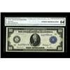 Image 1 : Fr. 905 $10 1914 Federal Reserve Note CGA Choice Uncirc 
