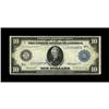 Image 1 : Fr. 950 $10 1914 Federal Reserve Note Fine. A pleasingl 