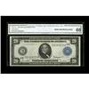 Image 1 : Fr. 971a $20 1914 Federal Reserve Note CGA Gem Uncircul 