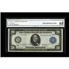 Image 1 : Fr. 971a $20 1914 Federal Reserve Note CGA Gem Uncircul 