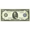 Image 1 : Fr. 1024 $50 1914 Federal Reserve Note Fine+. This toug 