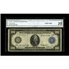 Image 1 : Fr. 1088 $100 1914 Federal Reserve Note CGA Very Fine 2 