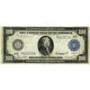 Image 1 : Fr. 1074b $100 1914 Red Seal Federal Reserve Note Fine. 