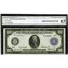 Image 1 : Fr. 1104 $100 1914 Federal Reserve Note CGA Gem Uncircu 