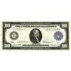 Image 1 : Fr. 1131 $100 1914 Federal Reserve Note Very Fine. This 