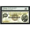 Image 1 : Fr. 1177 $20 1882 Gold Certificate PMG Very Fine 35. La 
