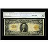 Image 1 : Fr. 1187 $20 1922 Gold Certificate CGA Very Fine 20. A 