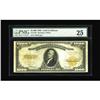 Image 1 : Fr. 1220 $1000 1922 Gold Certificate PMG Very Fine 25. 