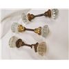 Image 2 : 3 GLASS DOORKNOB SETS