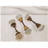 Image 4 : 3 GLASS DOORKNOB SETS
