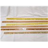 Image 1 : LOT FO 6 YARD STICKS, SOME ADVERTISING
