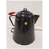 Image 1 : LARGE ENAMELWARE CAMP KETTLE
