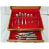 Image 1 : CUTLERY BOX & ASSORTED CUTLERY
