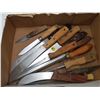Image 3 : LOT OF KNIVES & CLEAVER & SHARPENER