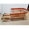 Image 1 : WOODEN CHILD'S SLEIGH