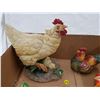 Image 2 : LOT OF CERAMIC CHICKENS