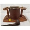 Image 3 : Humidor - Pipe Stand, Pipes + Cleaners