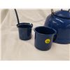 Image 2 : 5- Blue Enamelware Pieces