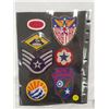 Image 1 : 10- Various Army Patches, two sided page