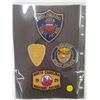 Image 1 : 6- Old various Police Patches, two sided page