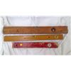 Image 1 : 3- VINTAGE WOODEN LEVELS
