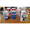 Image 1 : LOT OF ASSORTED FULL OIL CANS