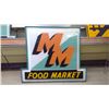 Image 1 : MM FOOD MARKET, 42"x36" SIGN
