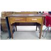 Image 1 : VINTAGE WOODEN DESK (TOP HAS BEEN CHANGED OUT)